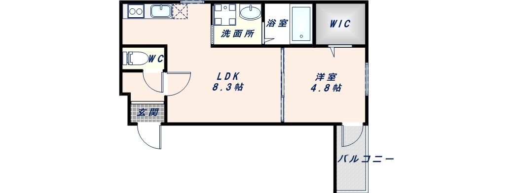 フジパレス城東東中浜Ⅲ番館の物件間取画像