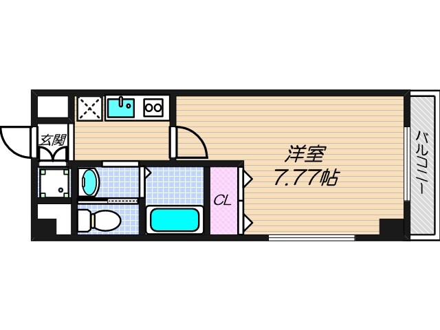 カインド高井田の物件間取画像