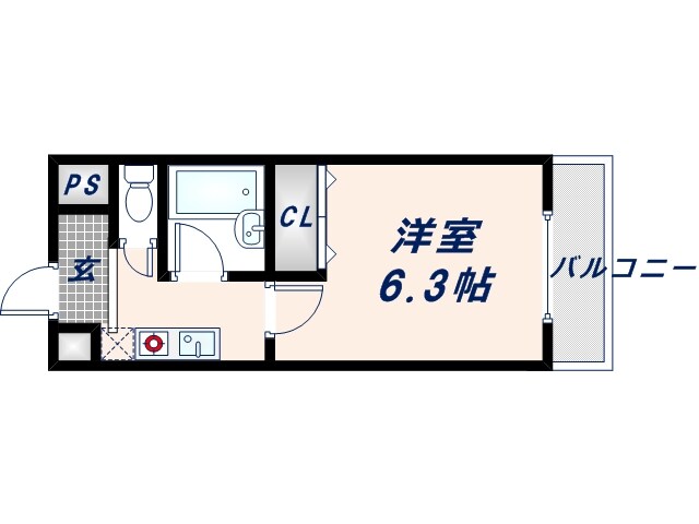 ヴィラサンシャインの物件間取画像