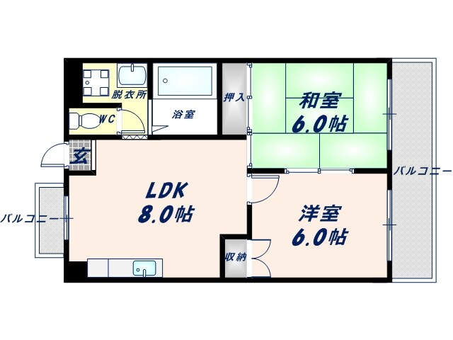 TSUJIHANAビルディングの物件間取画像