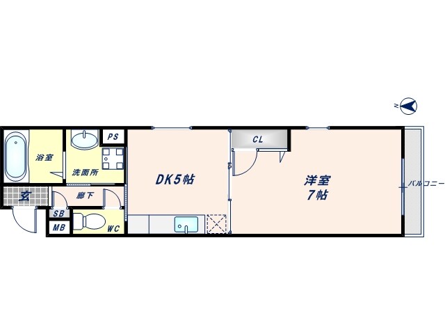 メゾンレモンの木の物件間取画像