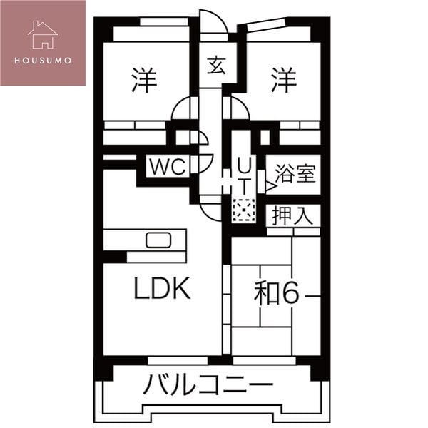 サニークレスト平野西脇の物件間取画像