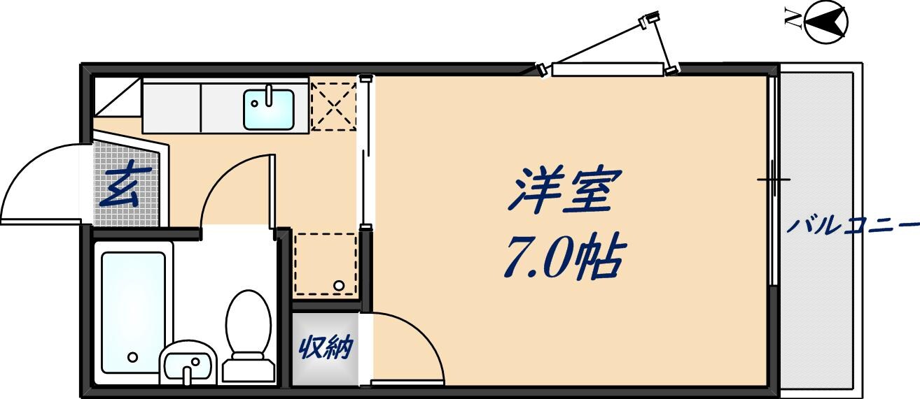 ラムズ昭和町の物件間取画像