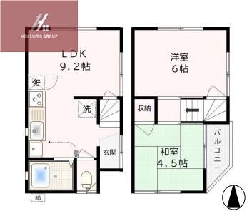 東大阪市新池島町2-2-22貸家の物件間取画像