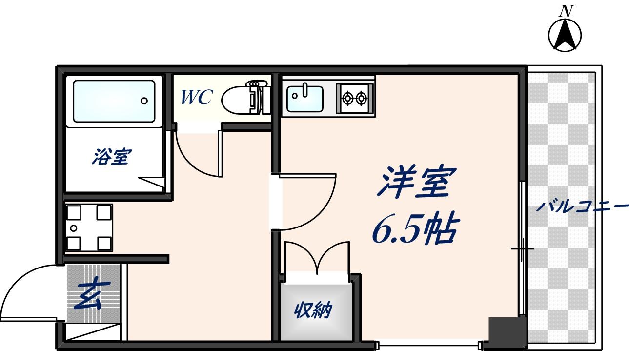 プレアール末広の物件間取画像