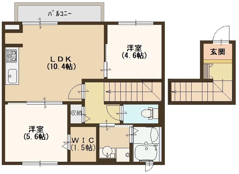 メゾン　勝の物件間取画像