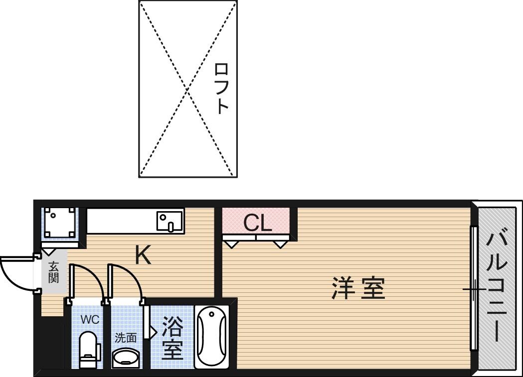 ＪＲ河内永和駅 徒歩3分 2階の物件間取画像