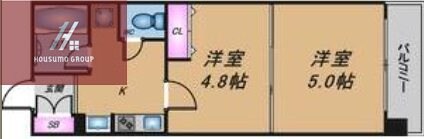 近鉄八尾駅 徒歩1分 3階の物件間取画像