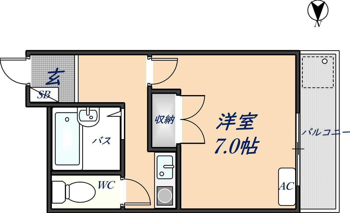 本町ビルの物件間取画像