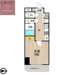 新加美駅 徒歩5分 7階の物件間取画像