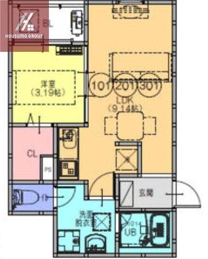 F+style八尾北本町2号館の物件間取画像