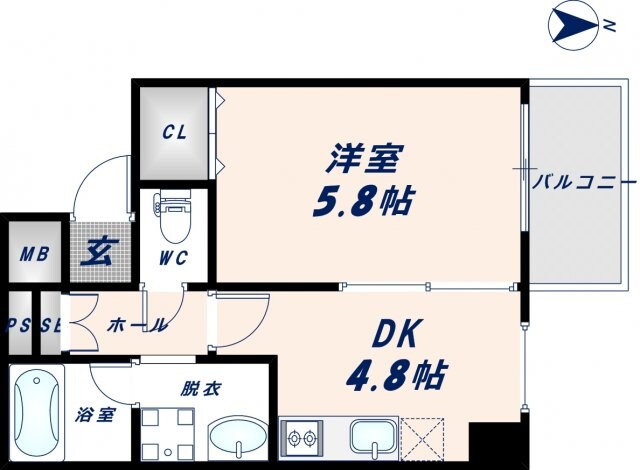 ブリエ東大阪の物件間取画像