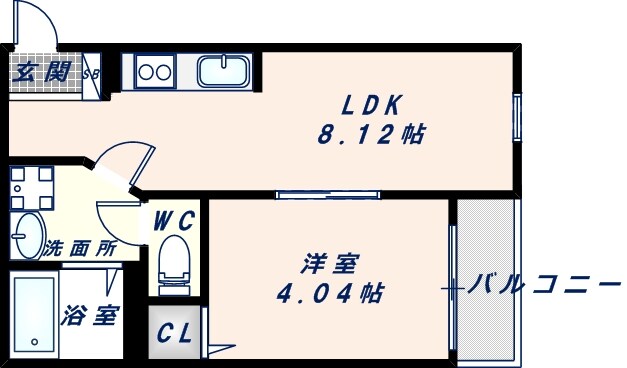 F+style大蓮東2号館の物件間取画像