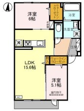 南巽駅 徒歩9分 1階の物件間取画像