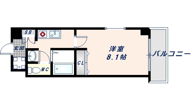 Mプラザ布施駅前の物件間取画像