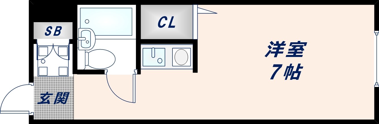 長瀬駅 徒歩1分 3階の物件間取画像