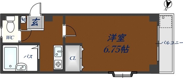 近鉄八尾駅 徒歩13分 3階の物件間取画像