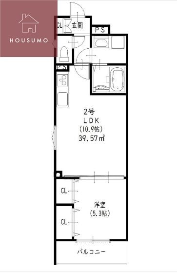 クリエオーレ東石切町の物件間取画像