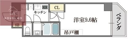 久宝寺口駅 徒歩8分 9階の物件間取画像