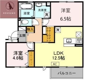 八尾駅 徒歩17分 1階の物件間取画像