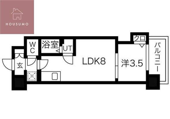 新加美駅 徒歩6分 10階の物件間取画像