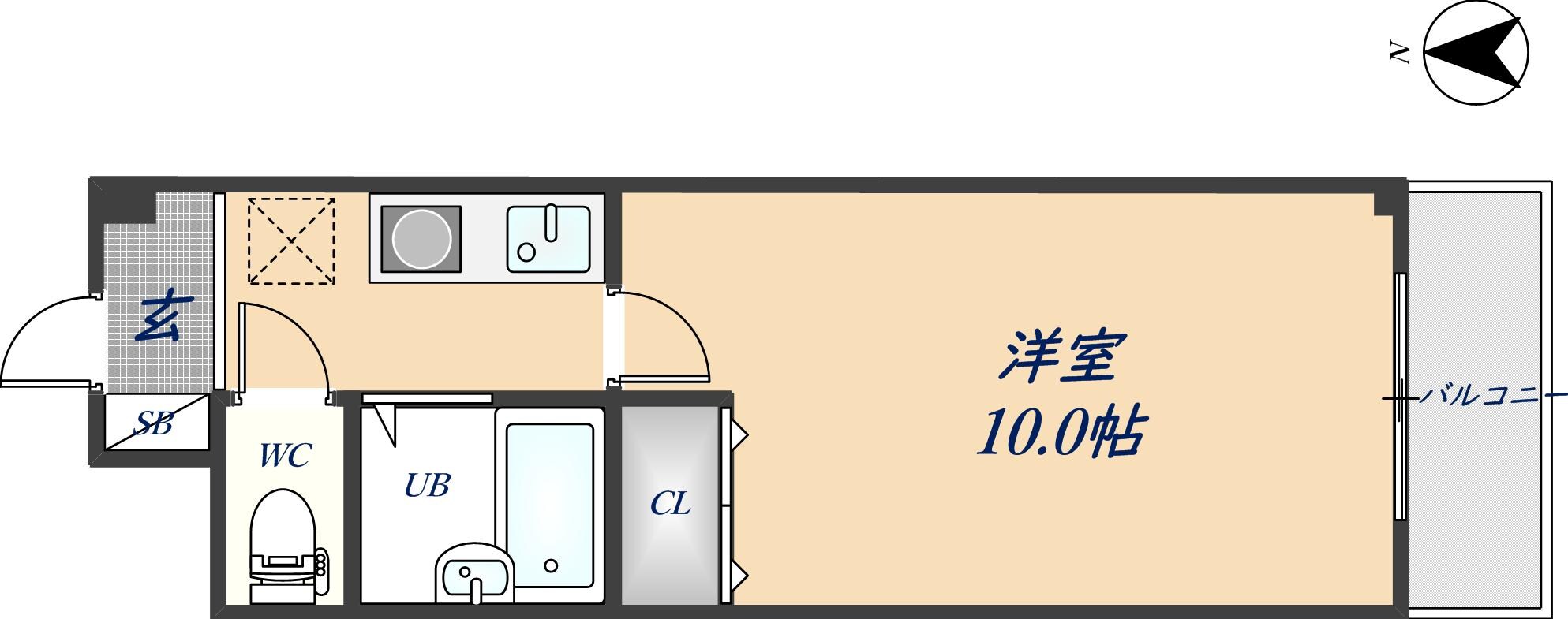 近鉄八尾駅 徒歩6分 1階の物件間取画像