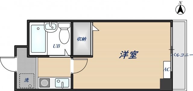 ハイツ笹の物件間取画像