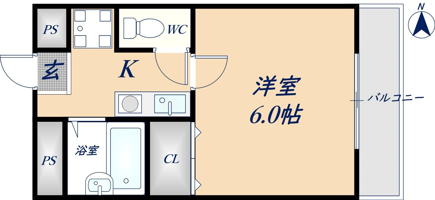 ワイズコートヨシトミの物件間取画像