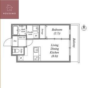 st.Residence南津の辺の物件間取画像