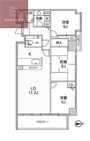 近鉄八尾駅 徒歩10分 9階の物件間取画像