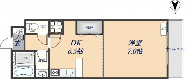 くすのき城OZの物件間取画像