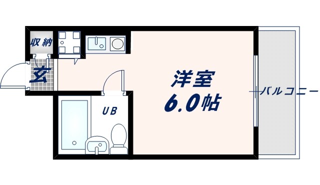 ライラックヴィラ大今里の物件間取画像