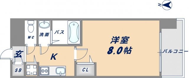 深江橋駅 徒歩7分 4階の物件間取画像