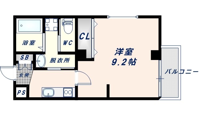 徳庵駅 徒歩15分 2階の物件間取画像