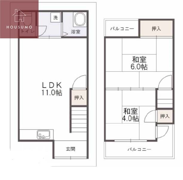 東大阪市玉串町東3丁目1-5の物件間取画像