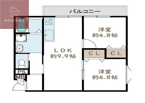 柏原駅 徒歩11分 1階の物件間取画像