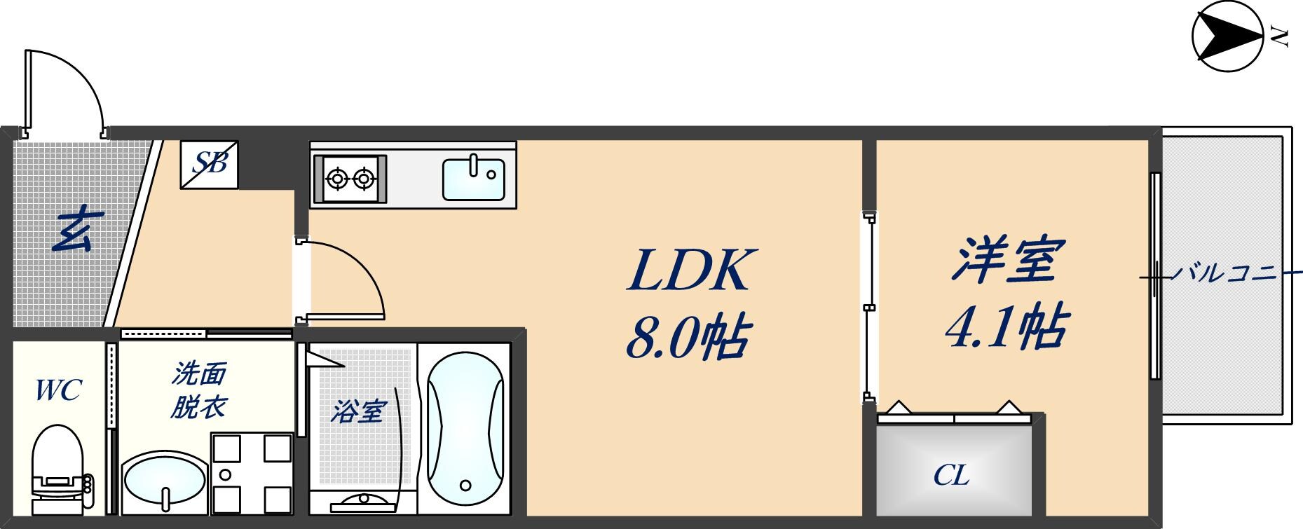 ESCALA四条畷の物件間取画像