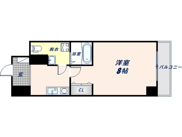 プラディオ徳庵セレニテの物件間取画像