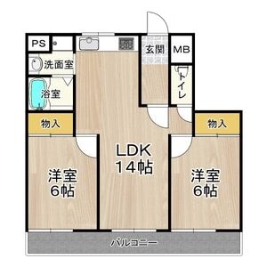 エステート野崎の物件間取画像