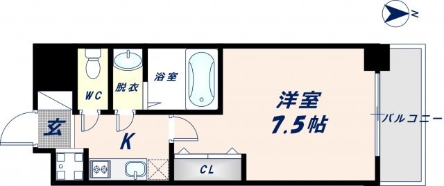 Luxe今里Ⅱの物件間取画像