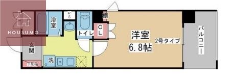 平野駅 徒歩5分 5階の物件間取画像