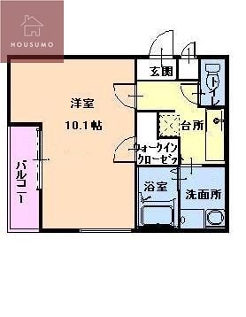 出戸駅 徒歩4分 1階の物件間取画像