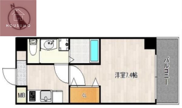 平野駅 徒歩3分 2階の物件間取画像