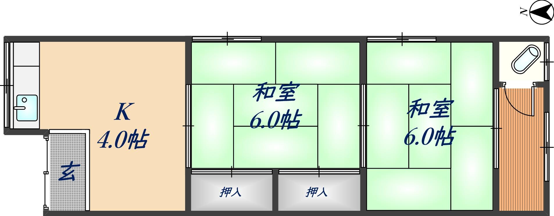 物件間取画像