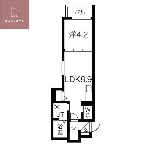 平野駅 徒歩9分 3階の物件間取画像