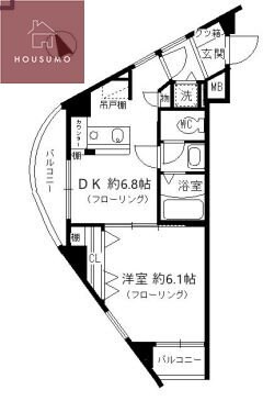 ジャルダン学研住道の物件間取画像