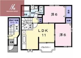 信貴山口駅 徒歩10分 1-2階の物件間取画像