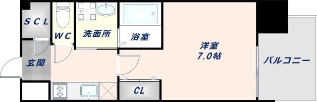 森ノ宮駅 徒歩4分 4階の物件間取画像