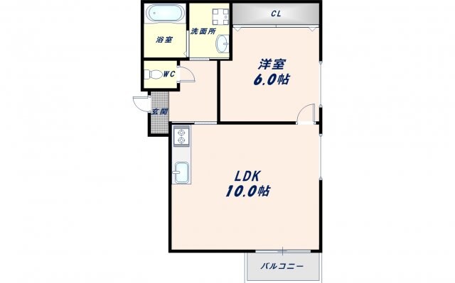 今里駅 徒歩5分 2階の物件間取画像