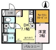 アジーロコートの物件間取画像